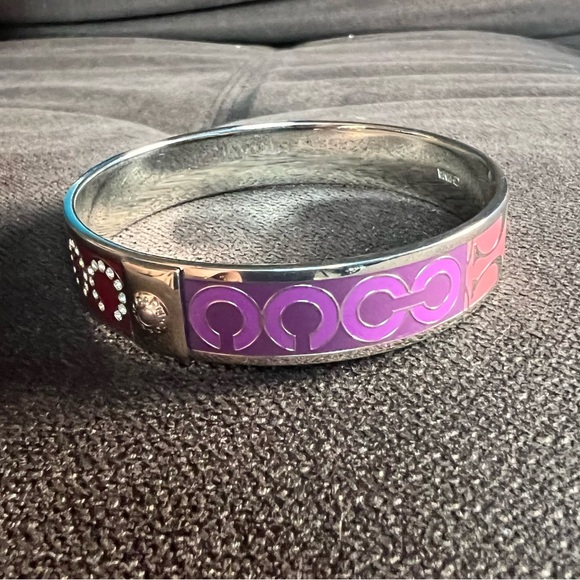 Coach OP ART a Multi Colored C Bangle Bracelet - Picture 4 of 15